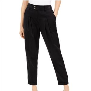 Bar III Pleated Cuffed-Hem Pants